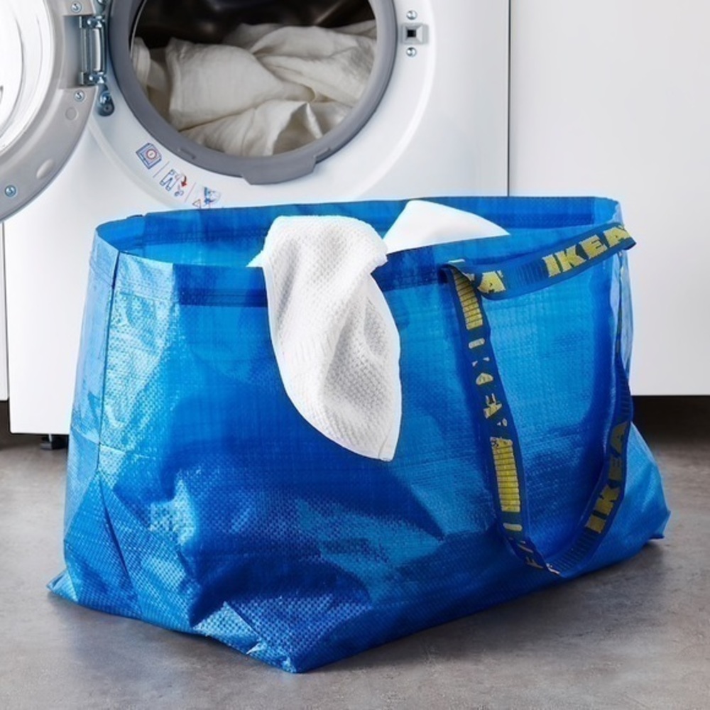 Ikea frakta blue storage shopping sturdy bag new